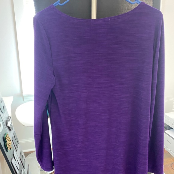 Small purple long sleeve shirt, soft! S - Picture 3 of 3